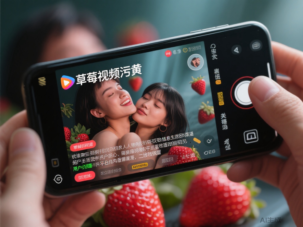 草莓视频污黄内容曝光，引发网友热议与关注